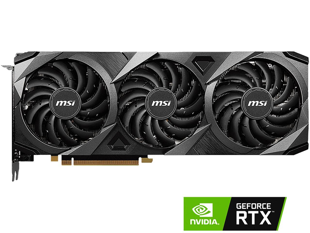 MSI Ventus GeForce RTX 3070 Ti 8GB GDDR6X PCI Express 4.0 Video Card RTX 3070 Ti Ventus 3X 8G OC 1