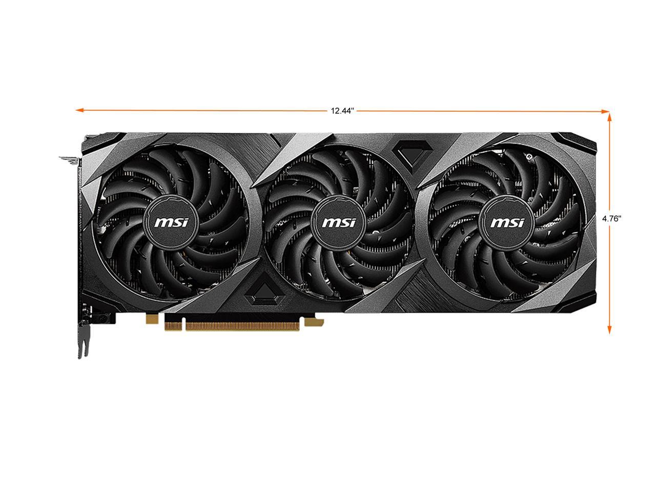 MSI Ventus GeForce RTX 3070 Ti 8GB GDDR6X PCI Express 4.0 Video Card RTX 3070 Ti Ventus 3X 8G OC 2