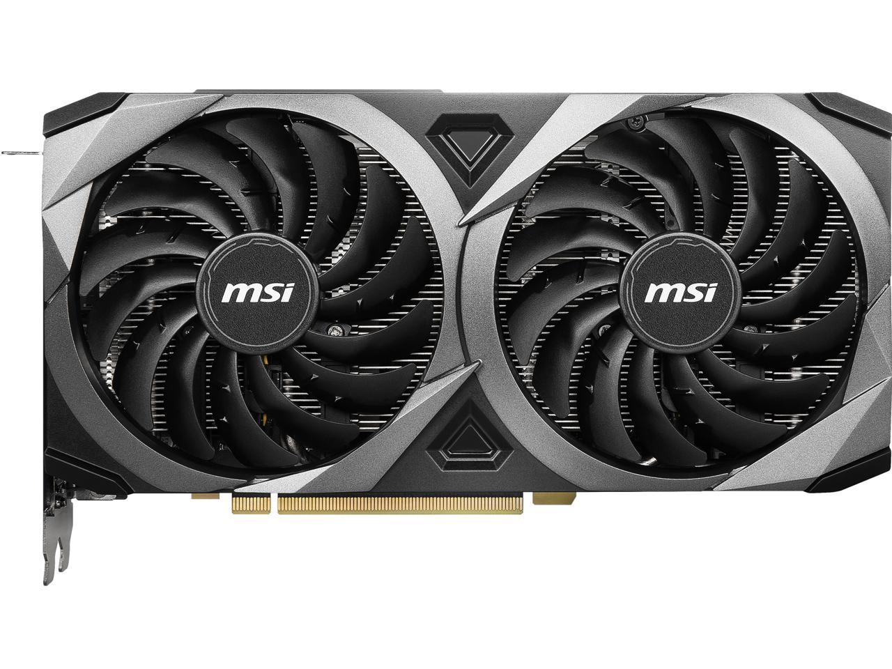 MSI Ventus GeForce RTX 3070 8GB GDDR6 PCI Express 4.0 Video Card RTX 3070 Ventus 2X 8G OC LHR 1