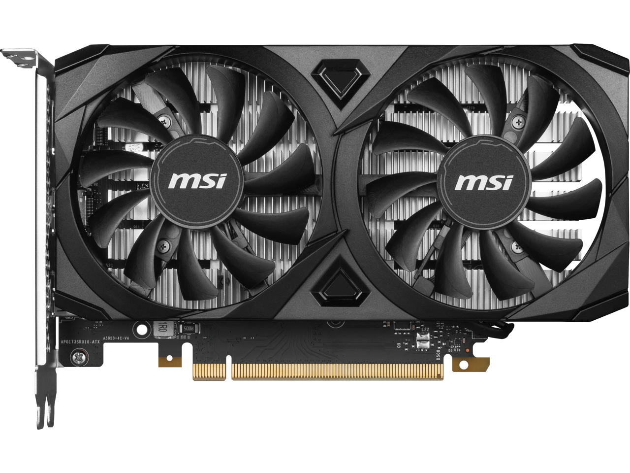 MSI Ventus GeForce RTX 3050 6GB GDDR6 PCI Express 4.0 x8 ATX Video Card RTX 3050 VENTUS 2X 6G OC 1