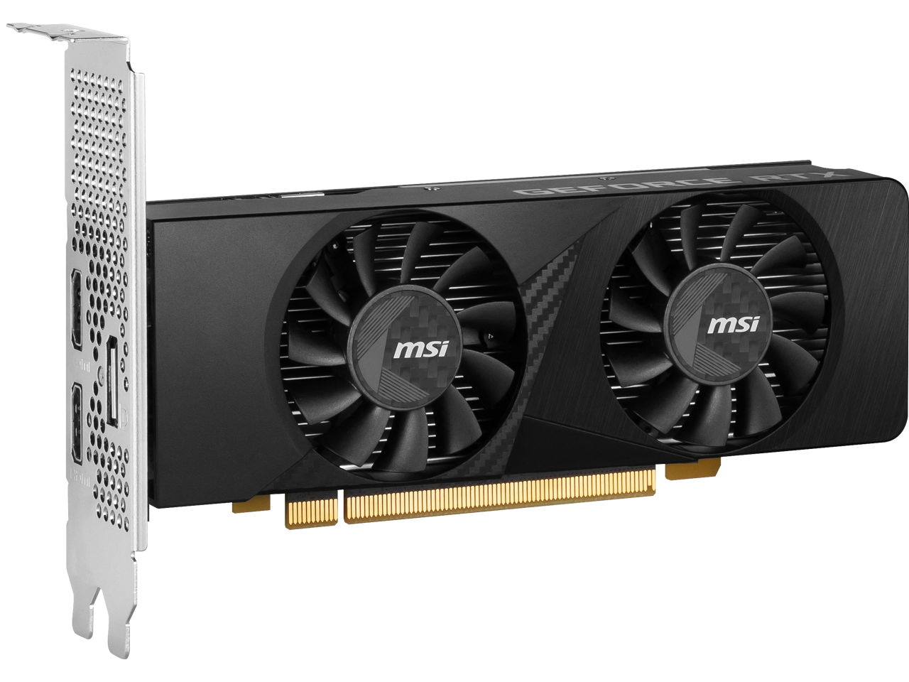 MSI LP GeForce RTX 3050 6GB GDDR6 PCI Express 4.0 x8 ATX Video Card RTX 3050 LP 6G OC 4