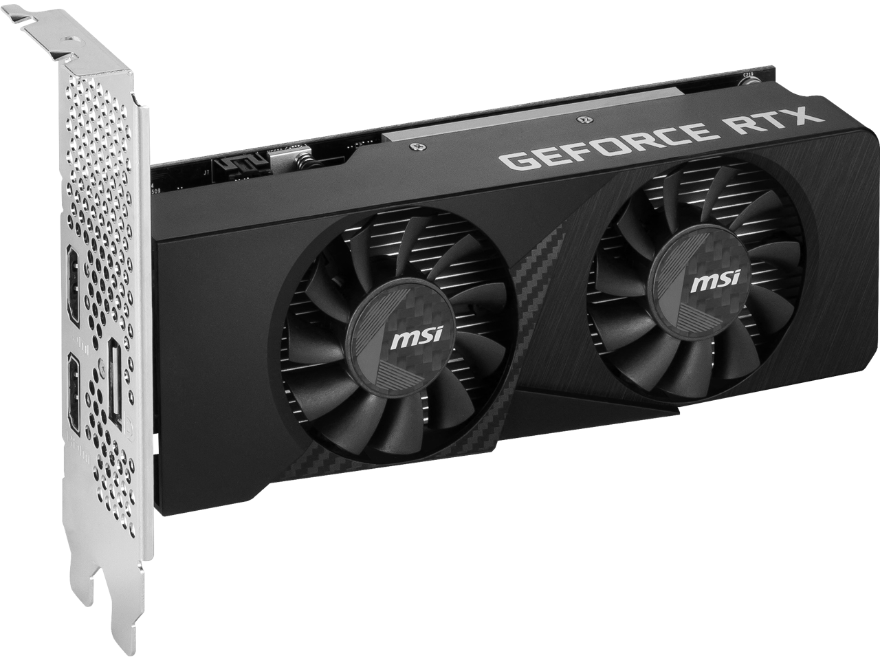 MSI LP GeForce RTX 3050 6GB GDDR6 PCI Express 4.0 x8 ATX Video Card RTX 3050 LP 6G OC 5