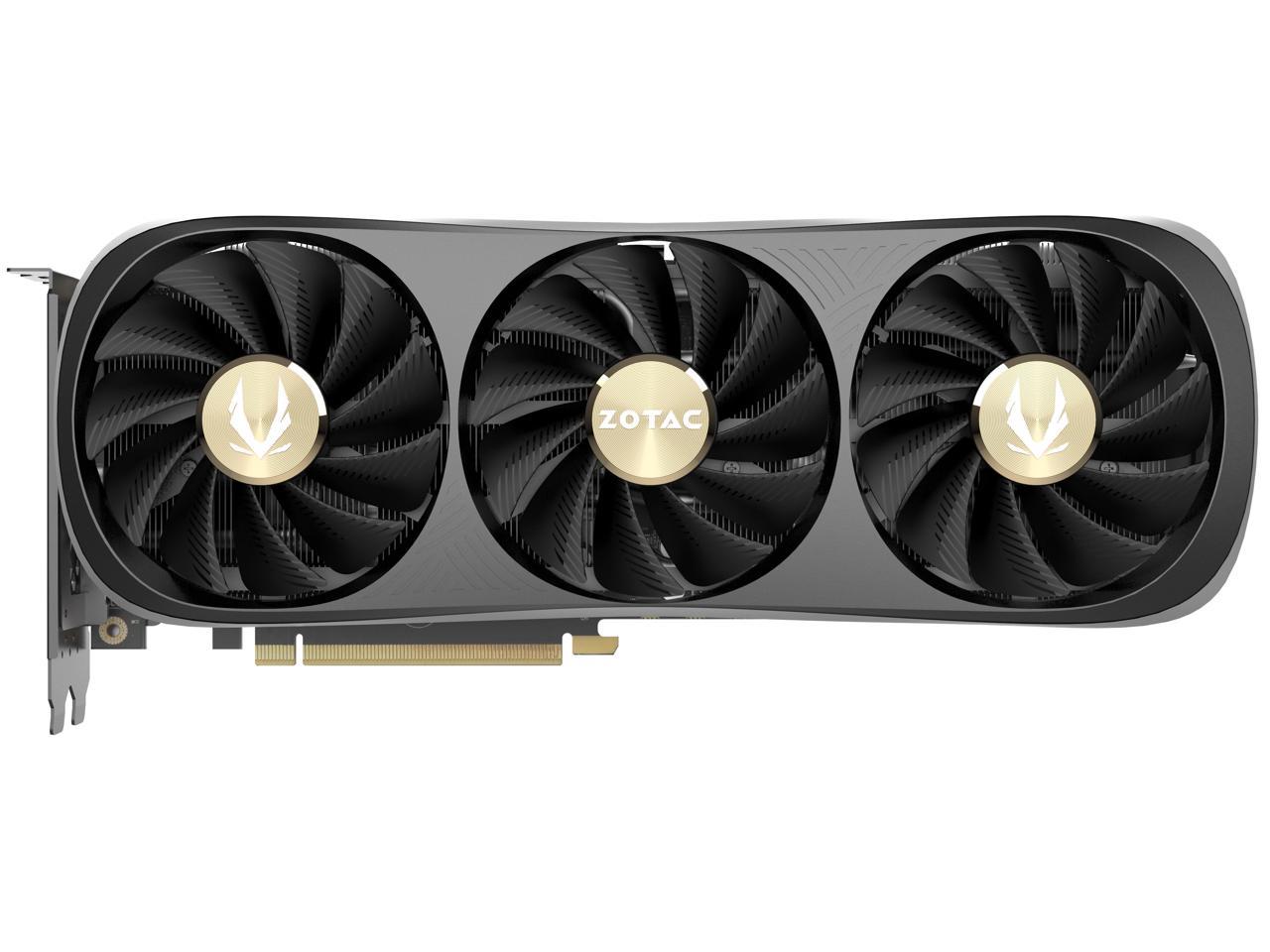 ZOTAC GAMING GeForce RTX 4070 Ti Trinity OC DLSS 3 12GB GDDR6X 192-bit 21 Gbps PCIE 4.0 Gaming Graphics Card, IceStorm 2.0 Advanced Cooling, SPECTRA 2.0 RGB Lighting, ZT-D40710J-10P 1