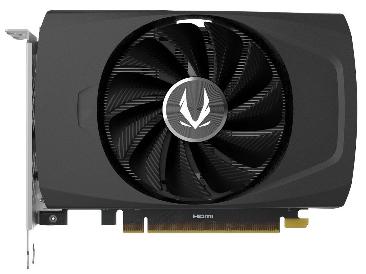 ZOTAC GAMING GeForce RTX 4060 8GB Solo DLSS 3 8GB GDDR6 128-bit 17 Gbps PCIE 4.0 Super Compact Gaming Graphics Card, ZT-D40600G-10L 1