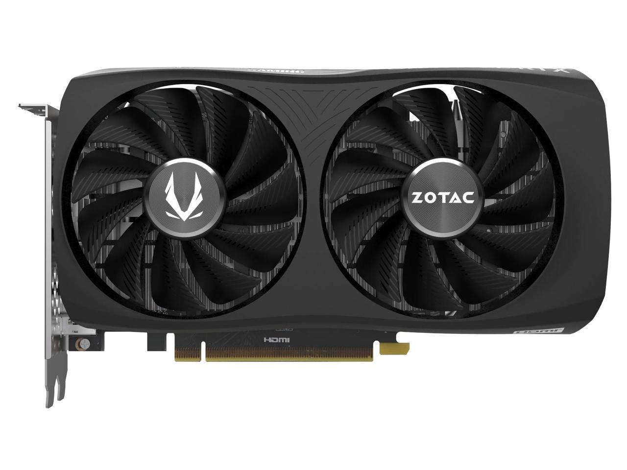 ZOTAC GAMING GeForce RTX 4060 8GB Twin Edge OC DLSS 3 8GB GDDR6 128-bit 17 Gbps PCIE 4.0 Compact Gaming Graphics Card, ZT-D40600H-10M 1