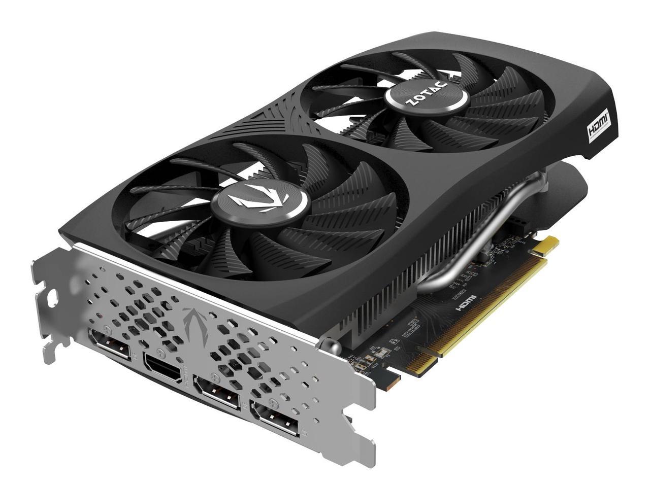 ZOTAC GAMING GeForce RTX 4060 8GB Twin Edge OC DLSS 3 8GB GDDR6 128-bit 17 Gbps PCIE 4.0 Compact Gaming Graphics Card, ZT-D40600H-10M 5