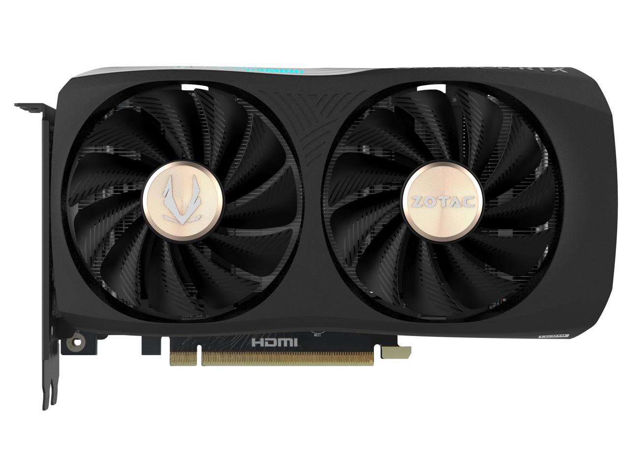 ZOTAC GAMING GeForce RTX 4060 Ti 16GB AMP DLSS 3 16GB GDDR6 128-bit 18 Gbps PCIE 4.0 Compact Gaming Graphics Card, IceStorm 2.0 Advanced Cooling, SPECTRA RGB Lighting, ZT-D40620F-10M 1