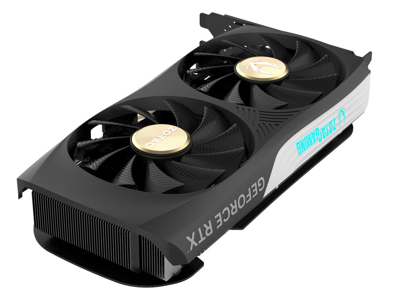 ZOTAC GAMING GeForce RTX 4060 Ti 16GB AMP DLSS 3 16GB GDDR6 128-bit 18 Gbps PCIE 4.0 Compact Gaming Graphics Card, IceStorm 2.0 Advanced Cooling, SPECTRA RGB Lighting, ZT-D40620F-10M 3