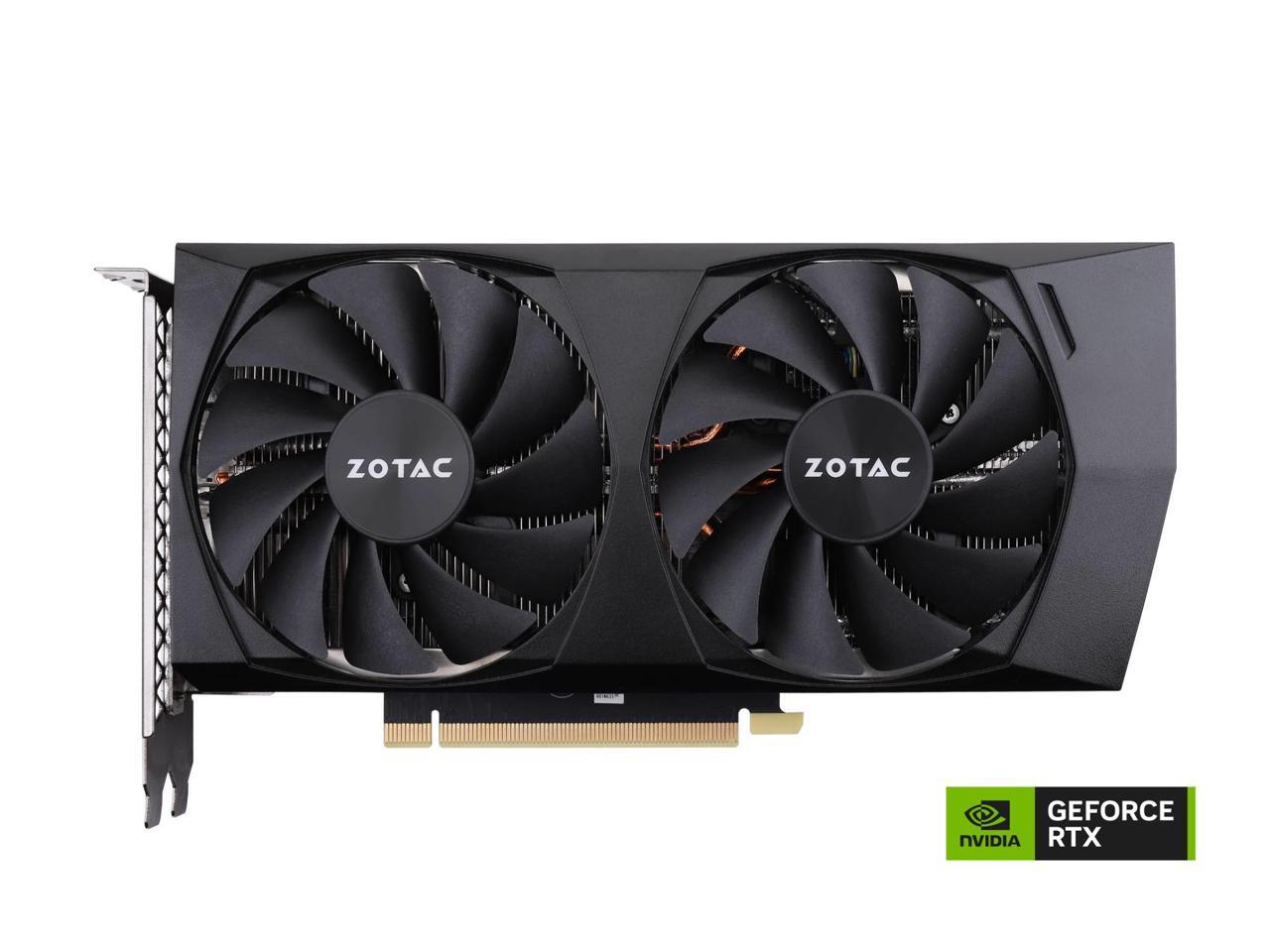 ZOTAC GAMING GeForce RTX 3060 12GB GDDR6 192-bit 15 Gbps PCIE 4.0 Compact Gaming Graphics Card, Active Fan Control, FREEZE fan stop, ZT-A30600P-10M 2