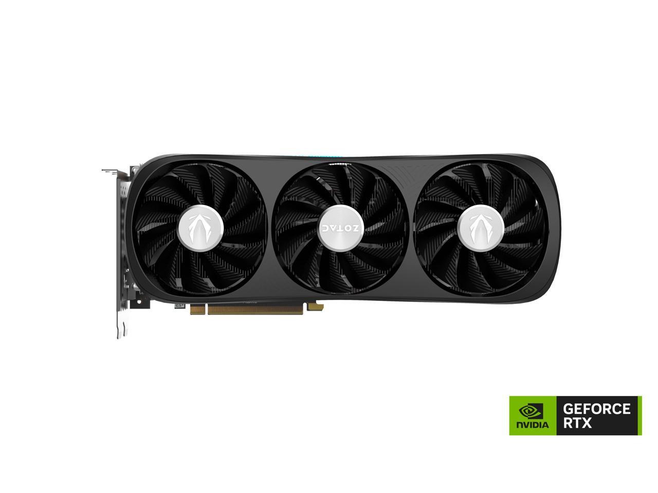 ZOTAC GAMING GeForce RTX 4070 SUPER Trinity OC Black Edion DLSS 3 12GB GDDR6X 192-bit 21 Gbps PCIE 4.0 Gaming Graphics Card, IceStorm 2.0 Advanced Cooling, SPECTRA RGB Lighting, ZT-D40720J-10P 2