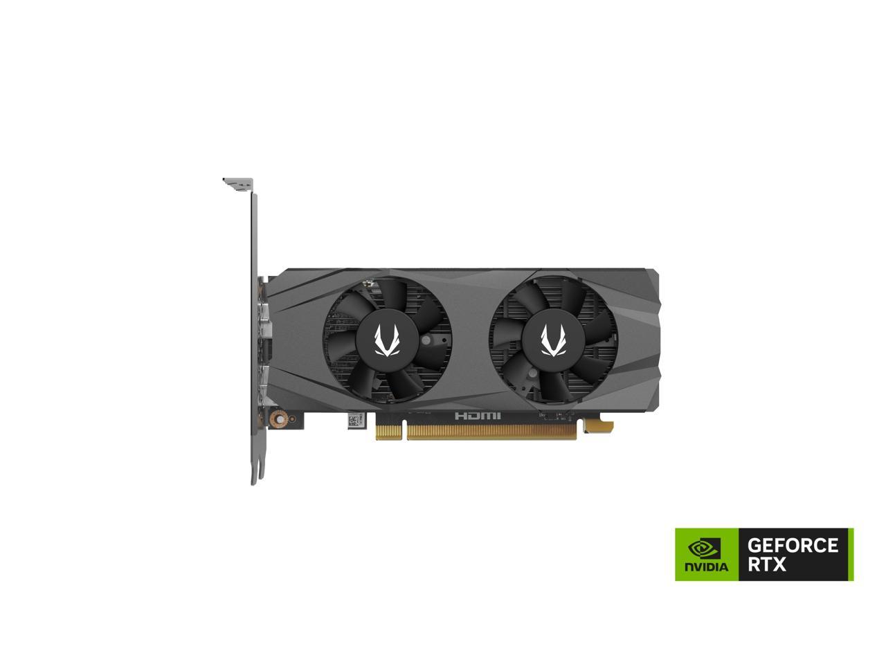 ZOTAC GAMING GeForce RTX 3050 6GB GDDR6 Low-Profile 96-bit 14 Gbps PCIE 4.0 Super Compact Gaming Graphics Card, ZT-A30510L-10L 2