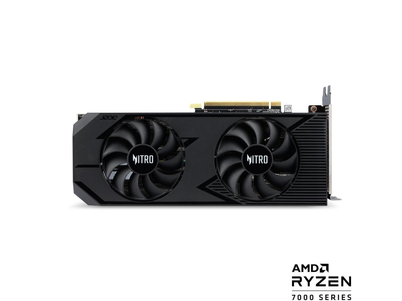 Acer Nitro Radeon RX 7600 XT 16GB GDDR6 PCI Express 4.0 x8 ATX Video Card DP.Z3LWW.P02 2