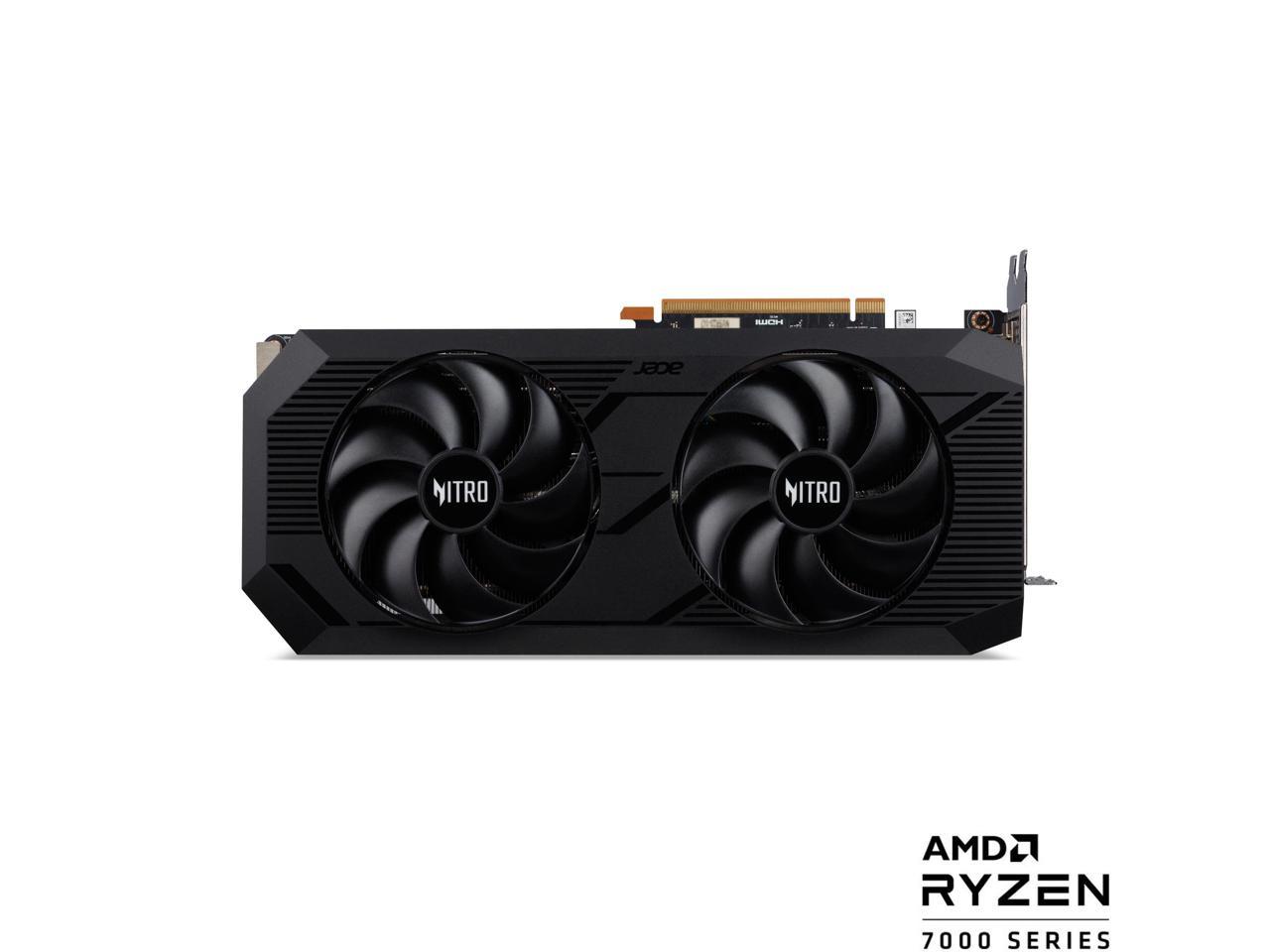 Acer Nitro Radeon RX 7700 XT 12GB GDDR6 PCI Express 4.0 x8 ATX Video Card DP.Z39WW.P01 2