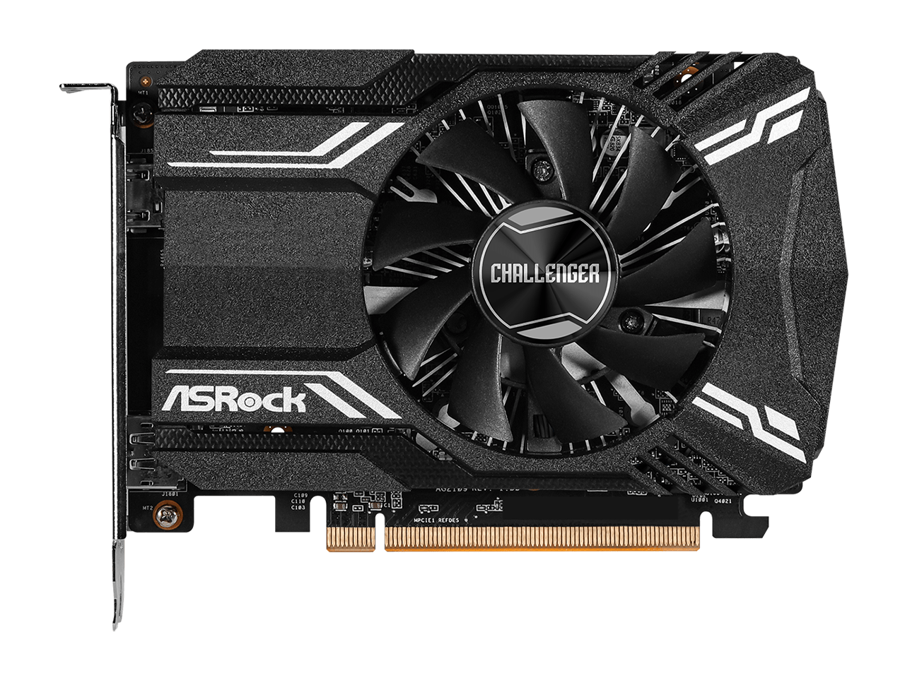 ASRock Challenger Radeon RX 6400 4GB GDDR6 PCI Express 4.0 ITX Video Card RX6400 CLI 4G 1