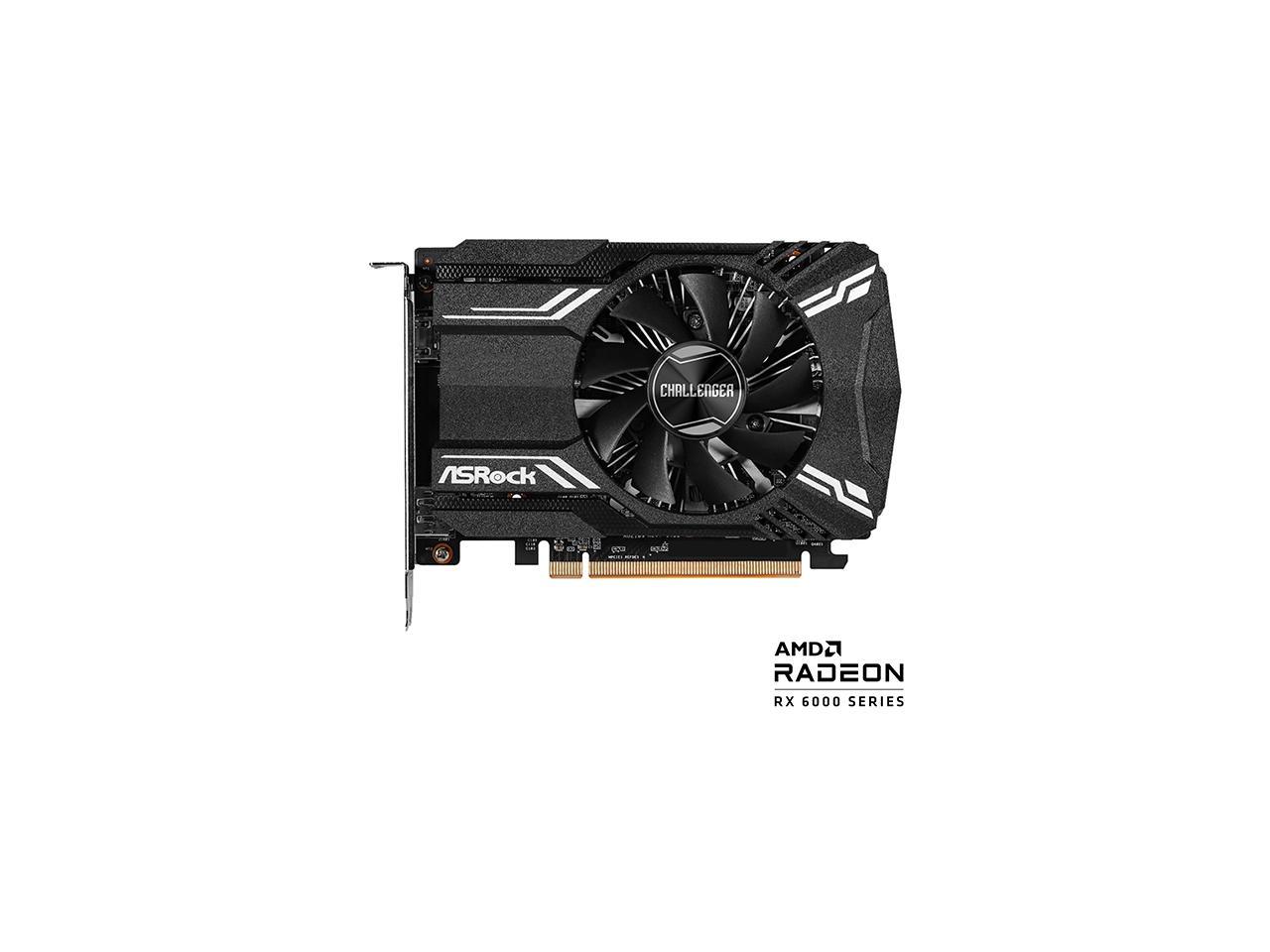 ASRock Challenger Radeon RX 6400 4GB GDDR6 PCI Express 4.0 ITX Video Card RX6400 CLI 4G 2