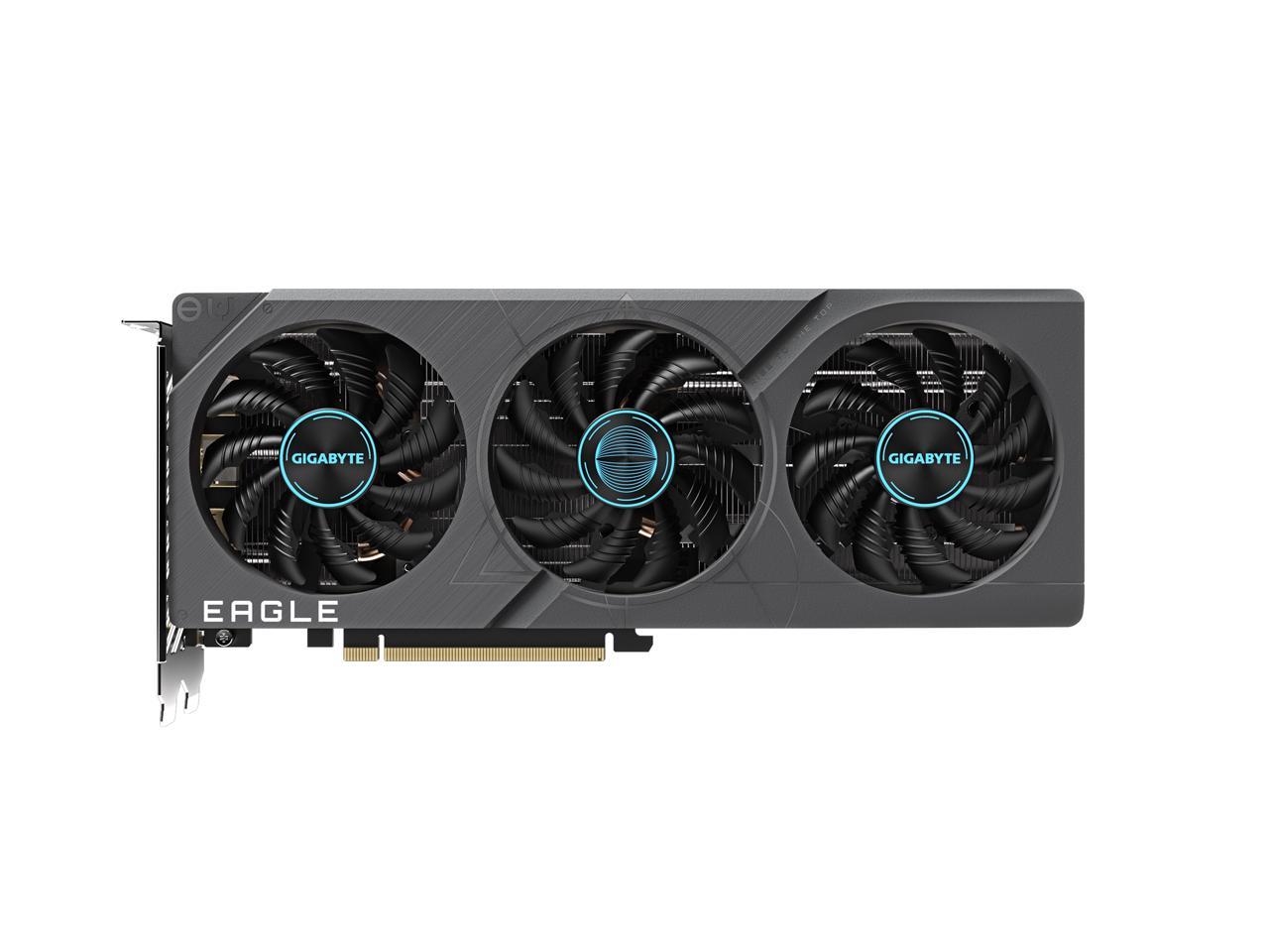 GIGABYTE GeForce RTX 4060 Ti EAGLE 8G Graphics Card, 3x WINDFORCE Fans, 8GB 128-bit GDDR6, GV-N406TEAGLE-8GD Video Card 1