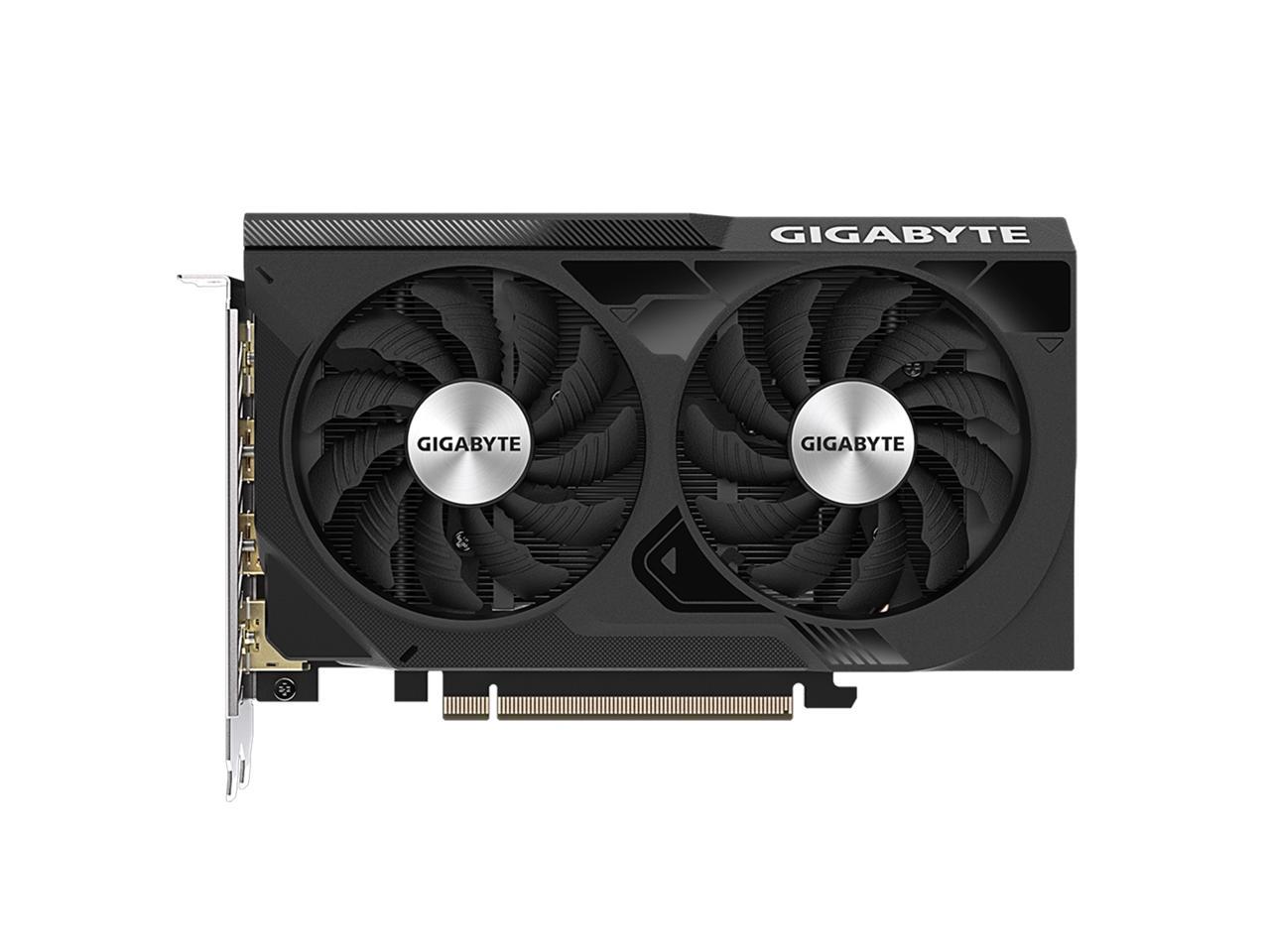 GIGABYTE GeForce RTX 4060 WINDFORCE OC 8G Graphics Card, 2x WINDFORCE Fans, 8GB 128-bit GDDR6, GV-N4060WF2OC-8GD  Video Card 1