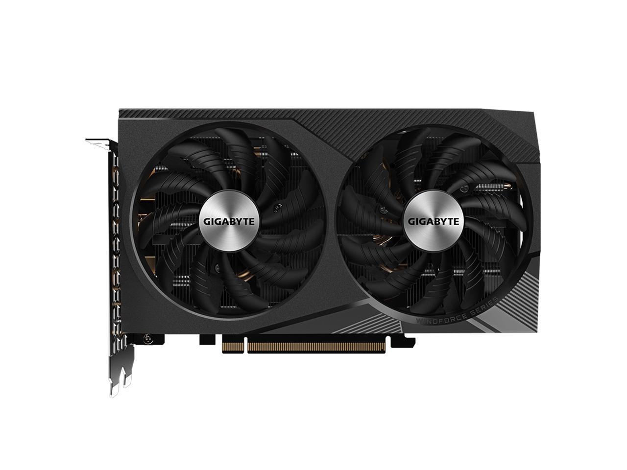 GIGABYTE WINDFORCE OC GeForce RTX 3060 12GB GDDR6 PCI Express 4.0 x16 ATX Video Card GV-N3060WF2OC-12GD REV2.0 1