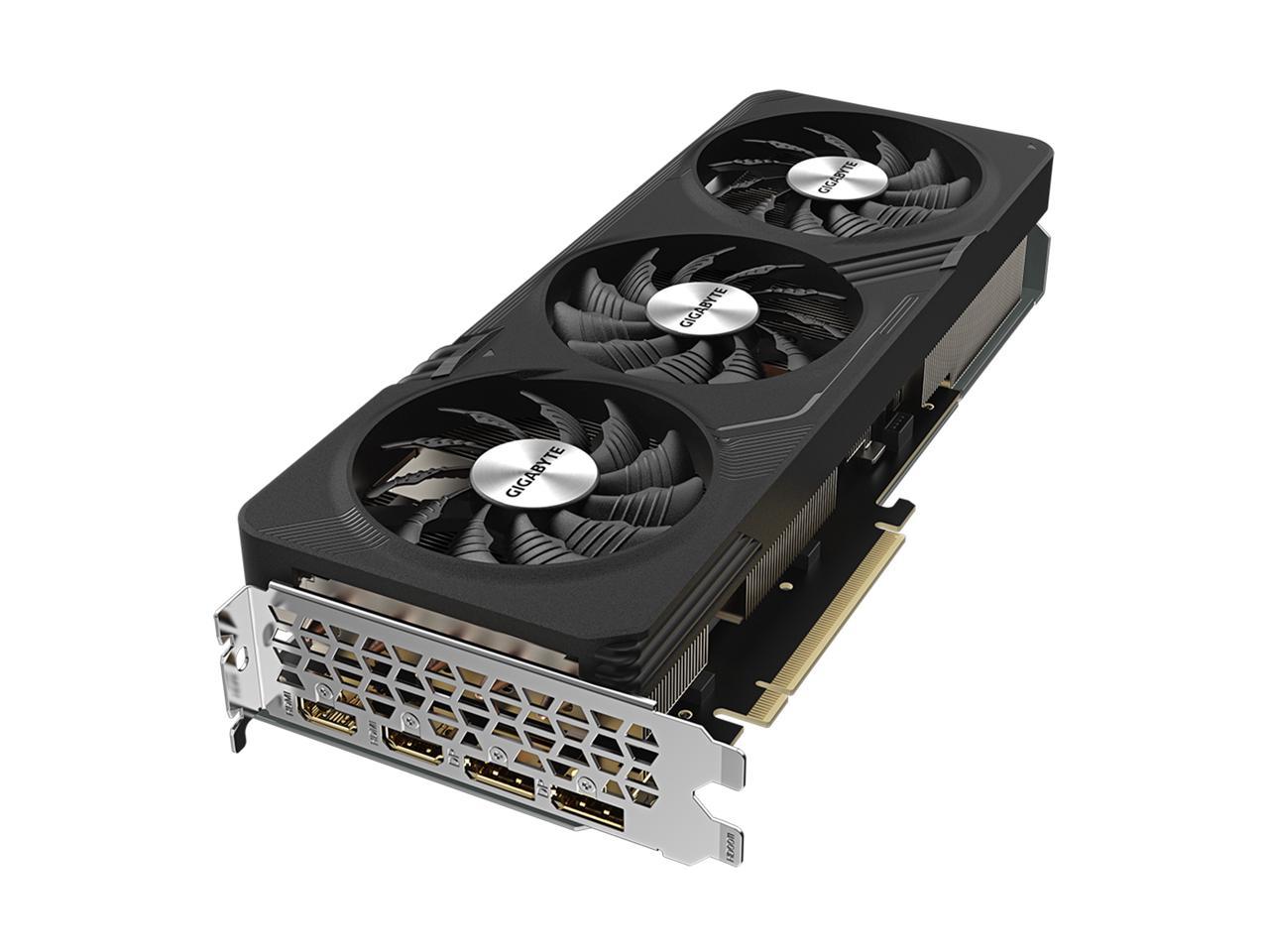 GIGABYTE Radeon RX 7600 XT GAMING OC 16G Graphics Card, 3x WINDFORCE Fans 16GB 128-bit GDDR6, GV-R76XTGAMING OC-16GD Video Card 4