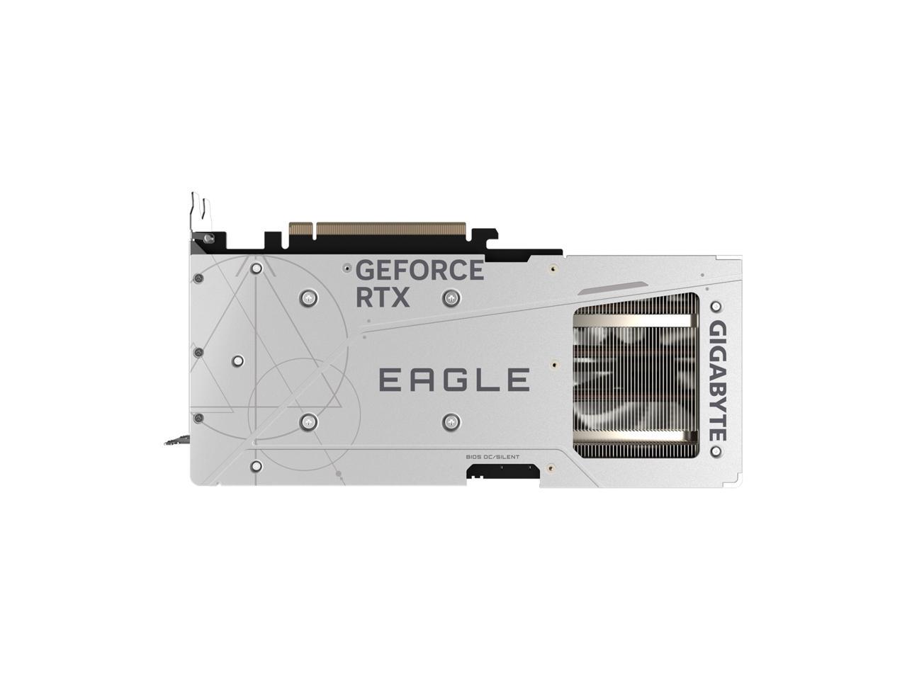 GIGABYTE GeForce RTX 4070 SUPER EAGLE OC ICE 12G Graphics Card, 3x WINDFORCE Fans, 12GB 192-bit GDDR6X, GV-N407SEAGLEOC ICE-12GD Video Card 2