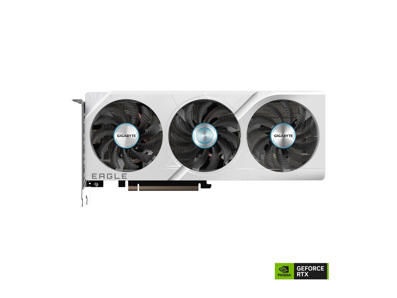 GIGABYTE Eagle GeForce RTX 4060 Ti 8GB GDDR6 PCI Express 4.0 x8 ATX Video Card GV-N406TEAGLEOC ICE-8GD 2