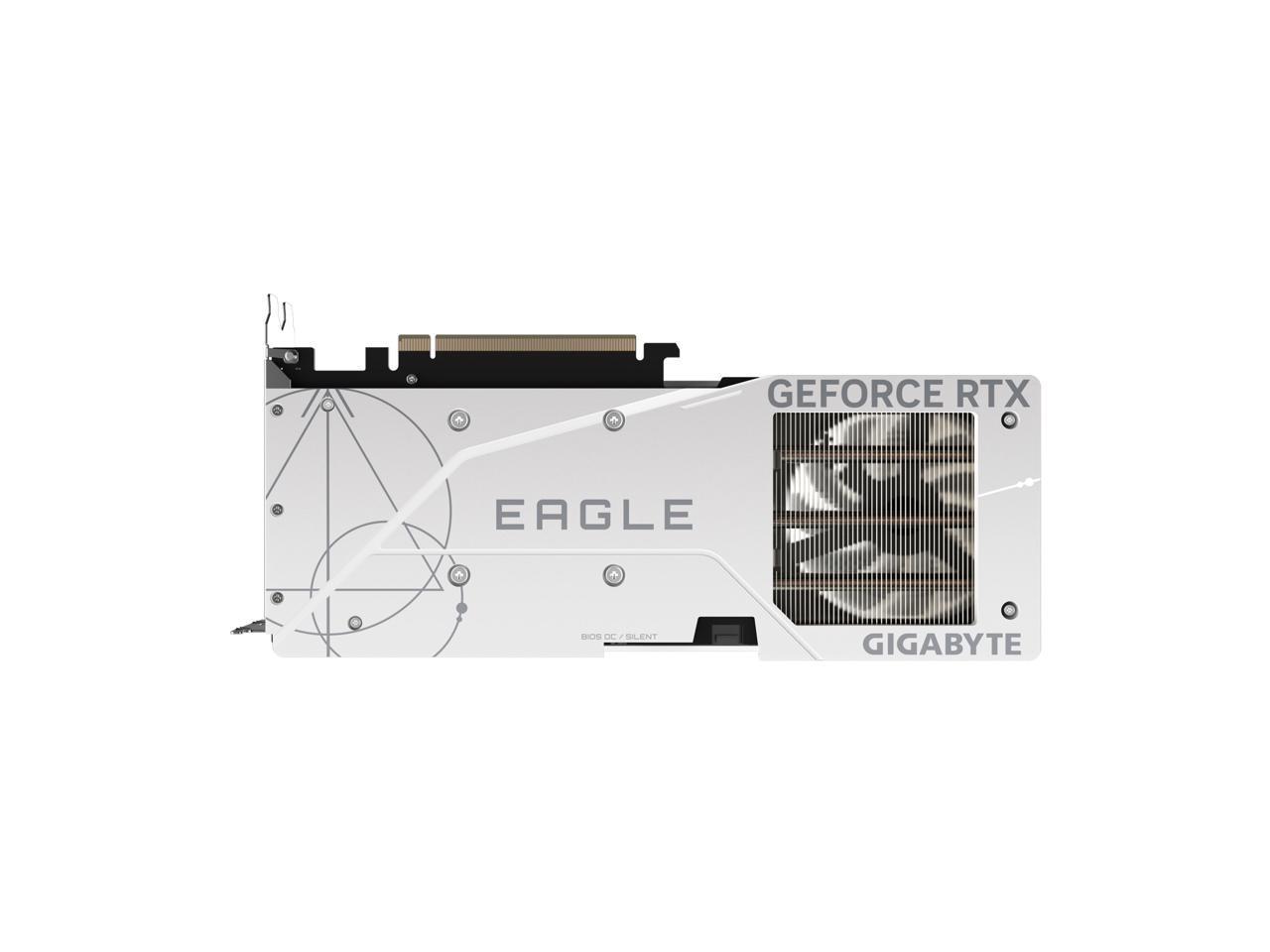 GIGABYTE Eagle GeForce RTX 4060 Ti 8GB GDDR6 PCI Express 4.0 x8 ATX Video Card GV-N406TEAGLEOC ICE-8GD 3