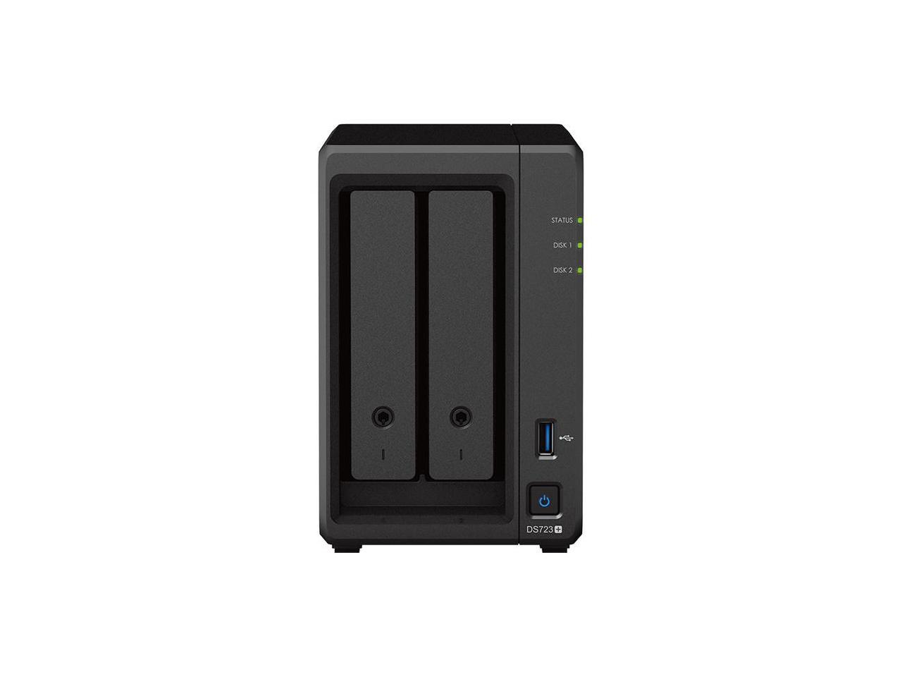 Synology DiskStation DS723+ (2Bay/AMD/2GB) NAS Network Storage Server 1