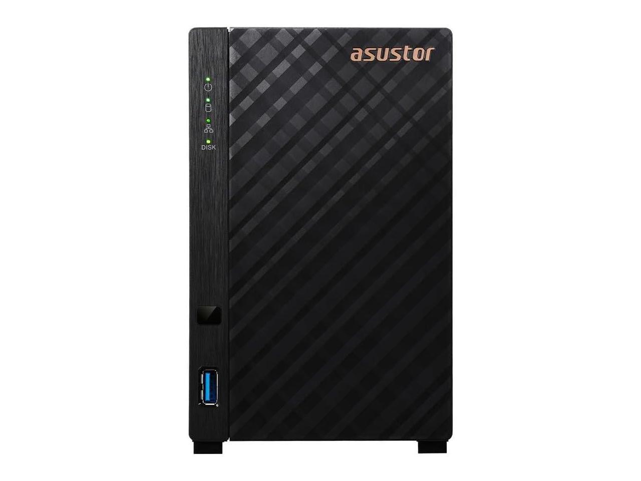 Asustor AS1102TL Drivestor 2 Lite 2 Bay NAS, Quad-Core 1.7GHz CPU, 1GbE Port, 1GB DDR4 (Diskless) 5