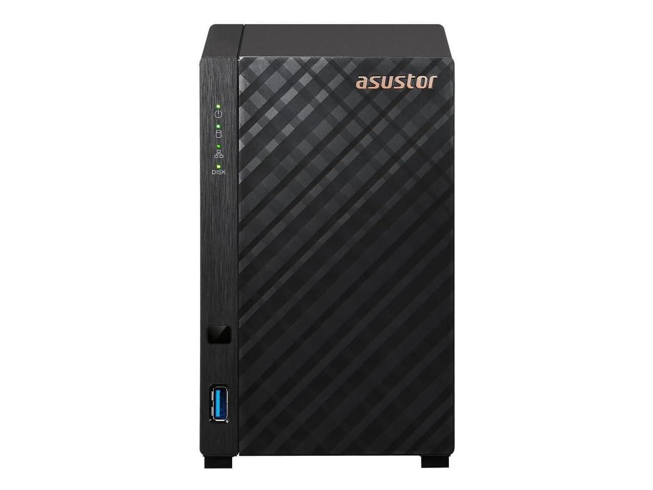 Asustor AS1102TL Drivestor 2 Lite 2 Bay NAS, Quad-Core 1.7GHz CPU, 1GbE Port, 1GB DDR4 (Diskless) 4