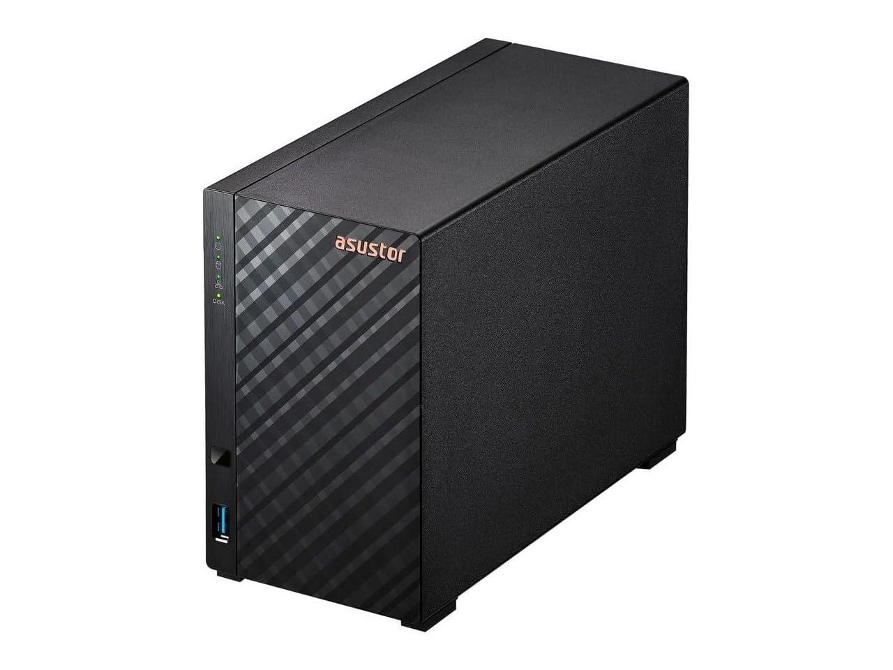 Asustor AS1102TL Drivestor 2 Lite 2 Bay NAS, Quad-Core 1.7GHz CPU, 1GbE Port, 1GB DDR4 (Diskless) 3