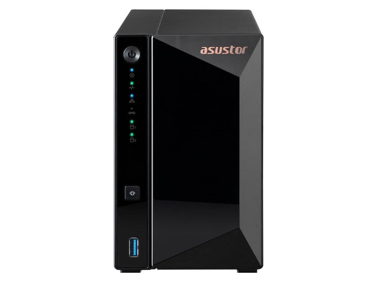 Asustor AS3302T v2 Drivestor 2 Pro Gen2 2 Bay NAS, Quad-Core 1.7GHz CPU, 2.5Gbe Port, 2GB DDR4 (Diskless) 4