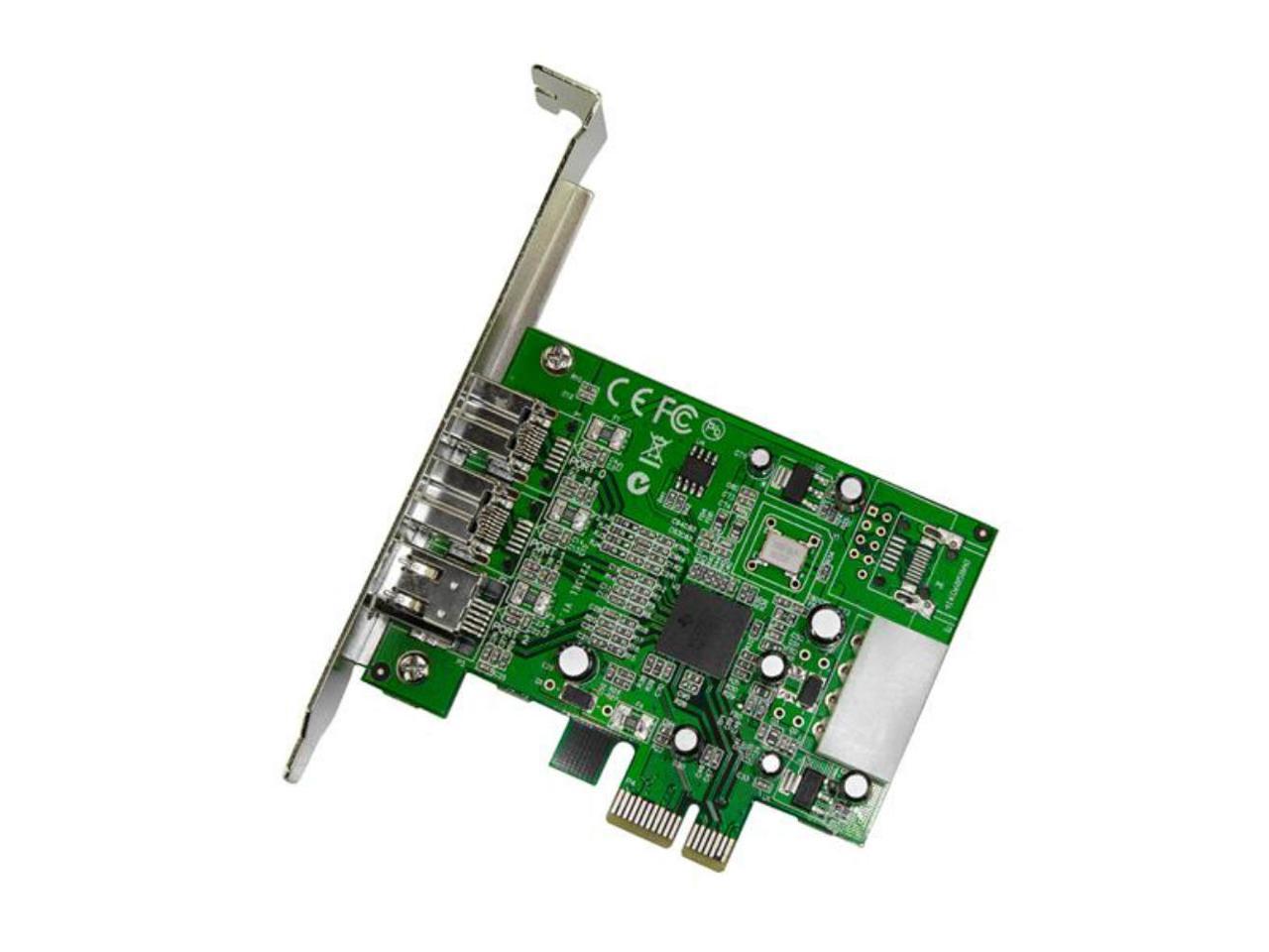 StarTech 3 Port 2b 1a PCI Express 1394 FireWire Adapter Card 4