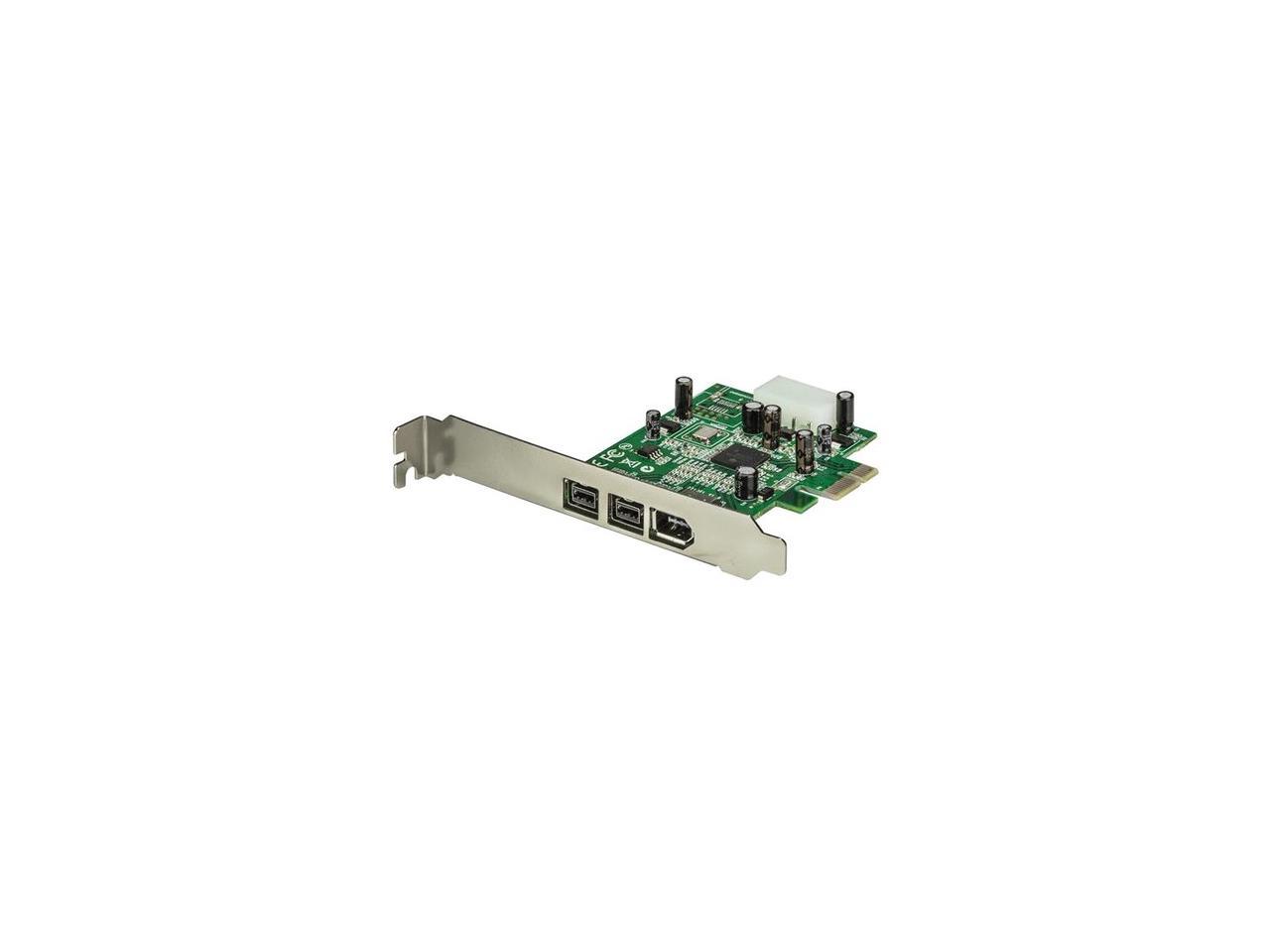 StarTech 3 Port 2b 1a PCI Express 1394 FireWire Adapter Card 3