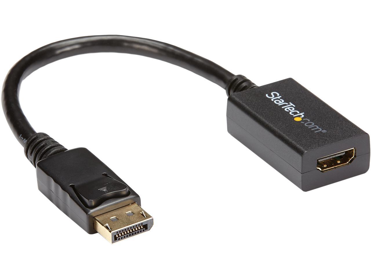 StarTech.com DP2HDMI2 DisplayPort to HDMI Video Converter - Video / audio adapter - DisplayPort / HDMI - 19 pin - DisplayPort (M) HDMI (F) 1