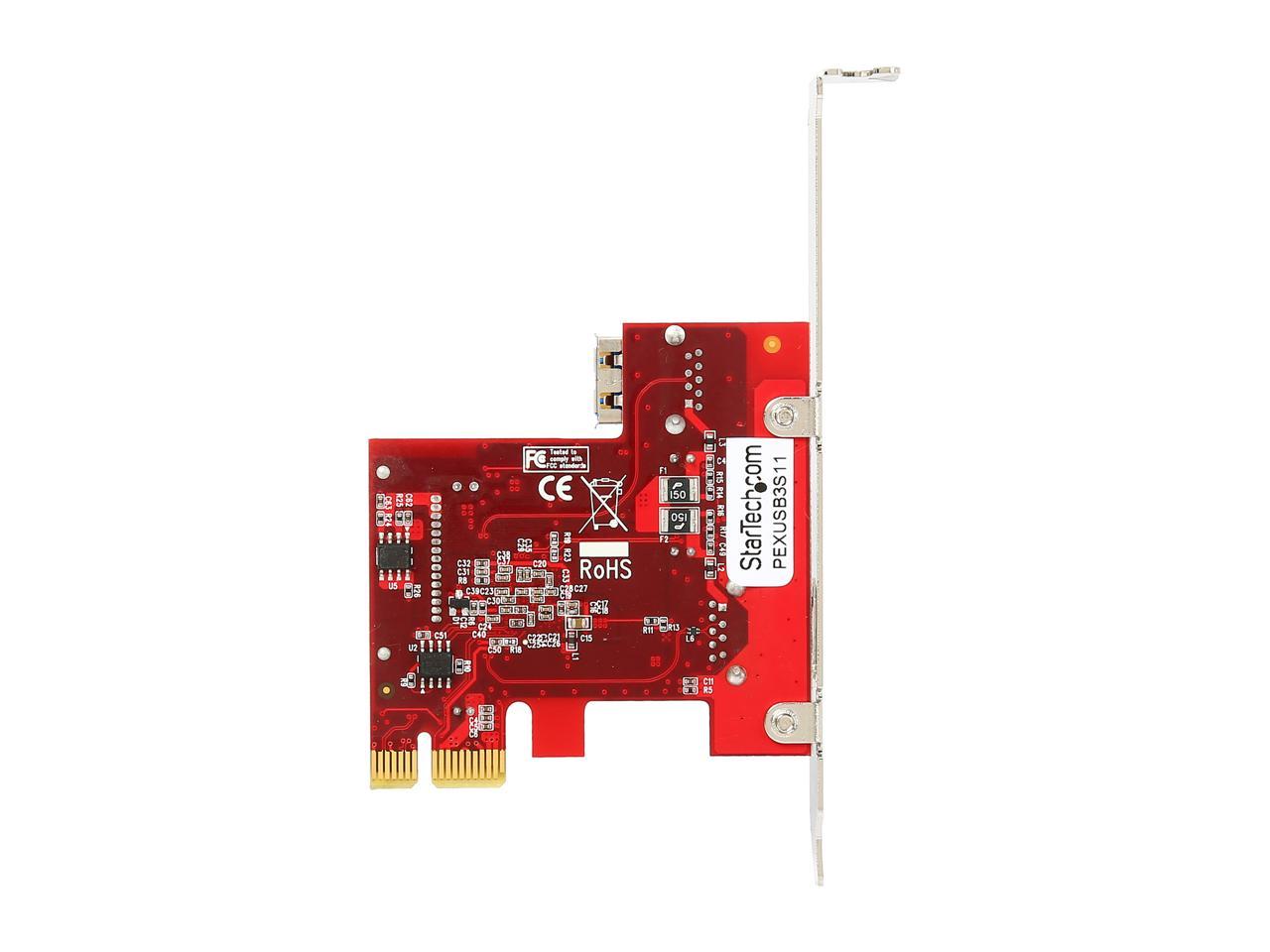 StarTech.com 2 port PCI Express SuperSpeed USB 3.0 Card Model PEXUSB3S11 4