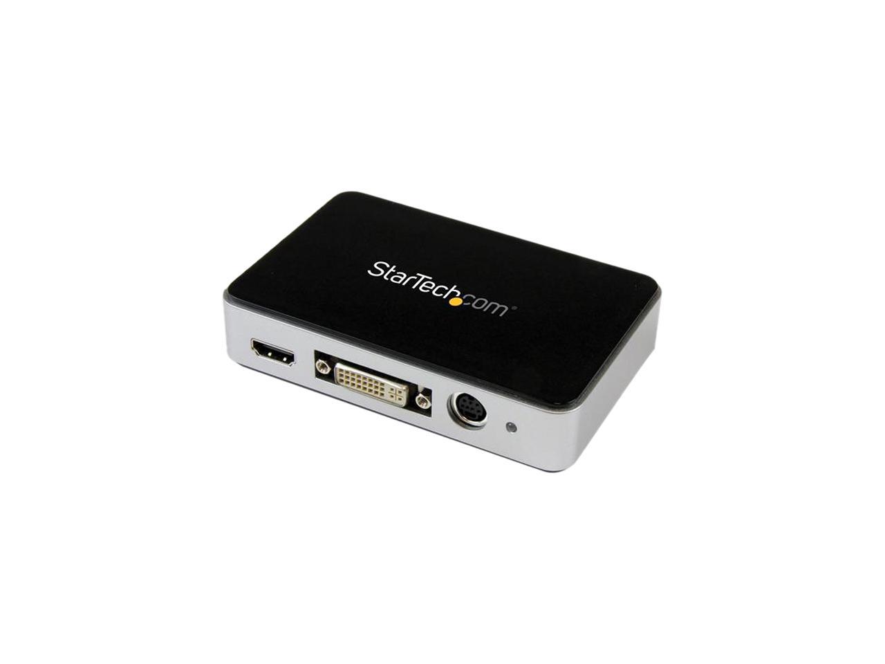 StarTech.com USB 3.0 Video Capture Device - HDMI / DVI / VGA / Component HD Video Recorder - 1080p 60fps 1