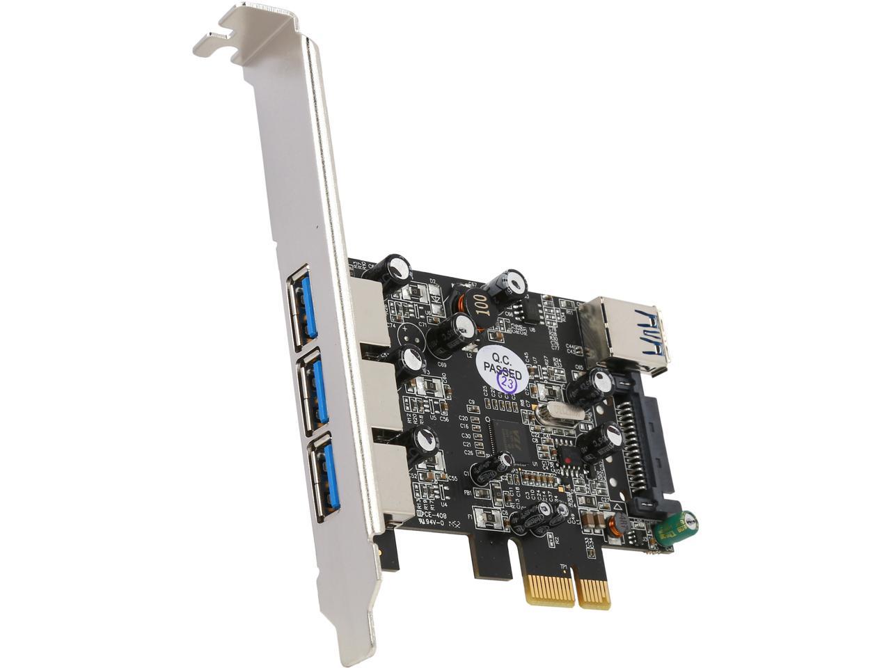 StarTech.com 4-port PCI Express USB 3.0 card Model PEXUSB3S42 1