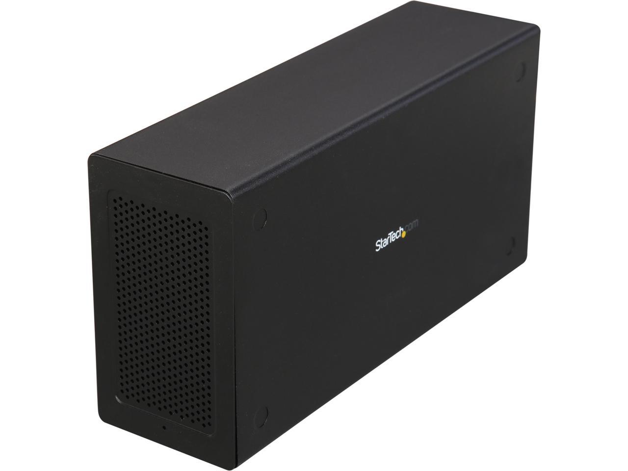 StarTech.com TB31PCIEX16 Thunderbolt 3 PCIe Expansion Chassis - Thunderbolt 3 to 16 x PCIe - Aluminum - PCIe SSD - External PCIe Enclosure - PCIe Slot 1