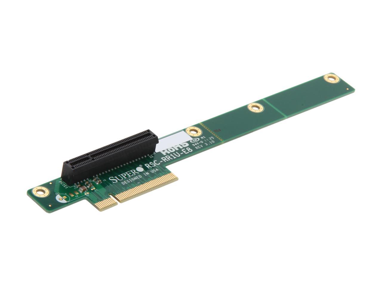 SUPERMICRO RSC-RR1U-E8 1U PCI-E x8 Slot to PCI-E Slot Riser Card 1