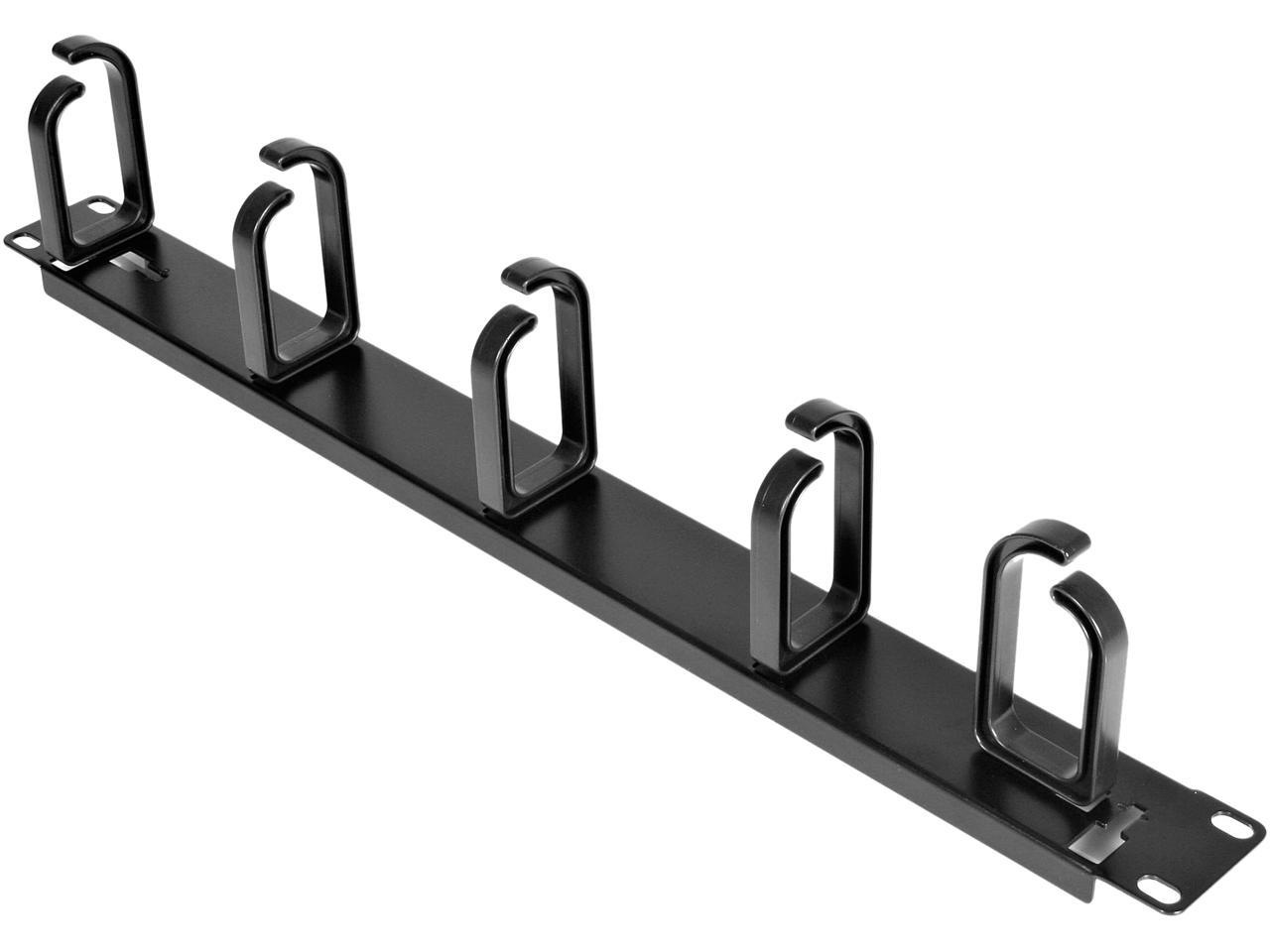 StarTech CABLMANAGER2 1U 19in Metal Rackmount Cable Management Panel 1