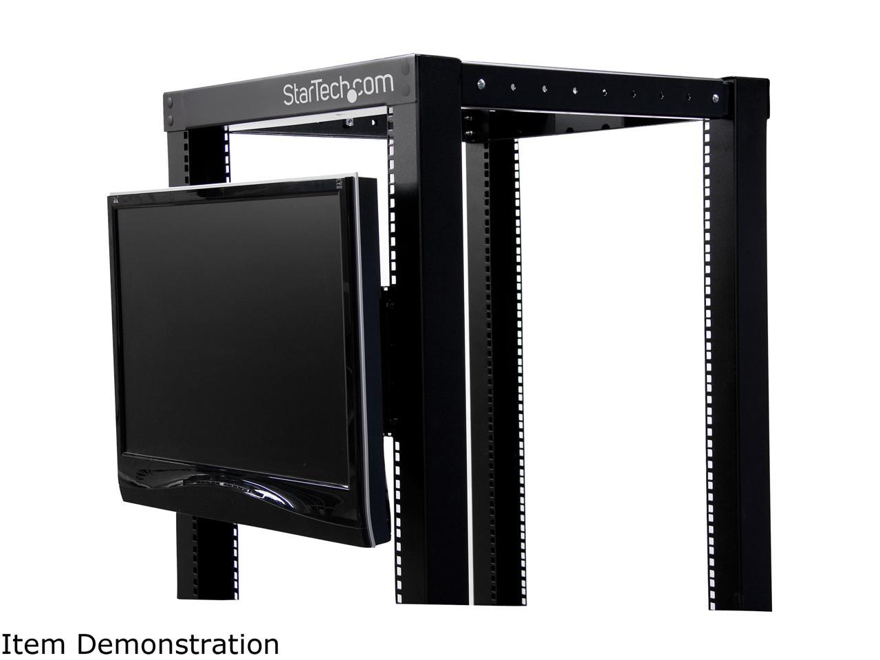 StarTech.com RKLCDBK 4U Universal VESA LCD Monitor Mounting Bracket for 19in Rack or Cabinet 5