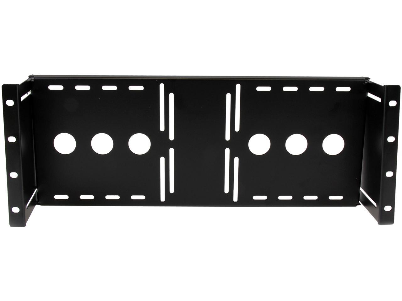 StarTech.com RKLCDBK 4U Universal VESA LCD Monitor Mounting Bracket for 19in Rack or Cabinet 1