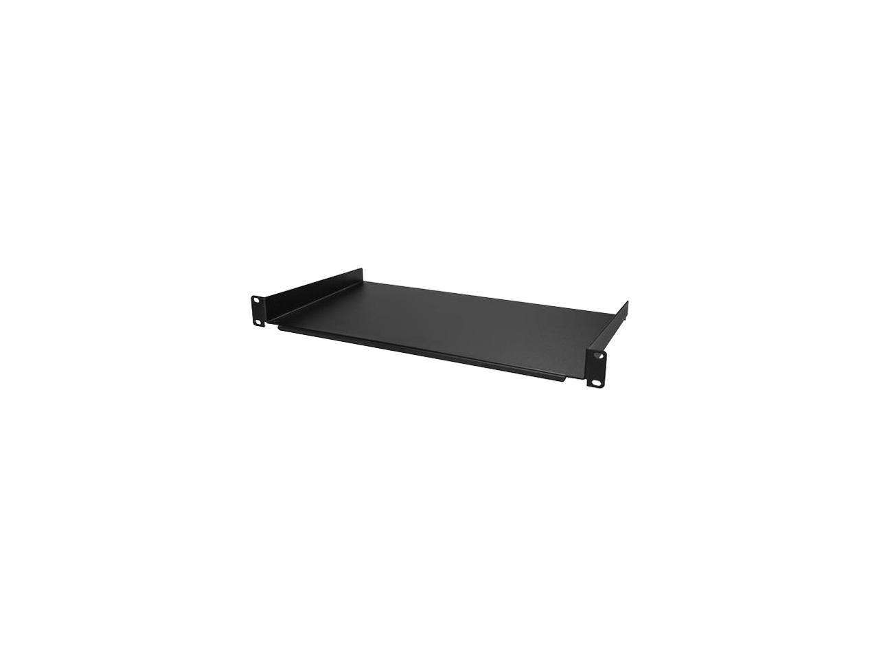 StarTech CABSHELF1U10 StarTech.com 1U Rack Shelf - 10" - Rack Mount Shelf - Server Rack Shelf - Cantilever Shelf - Network Rack Shelf - 1U Shelf 2