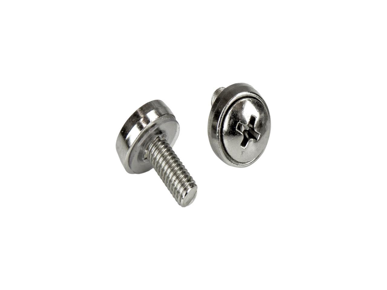 StarTech CABSCRWM520 StarTech.com Rack Screws - 20 Pack - Installation Tool - 12 mm M5 Screws - M5 Nuts - Cabinet Mounting Screws and Cage Nuts 2