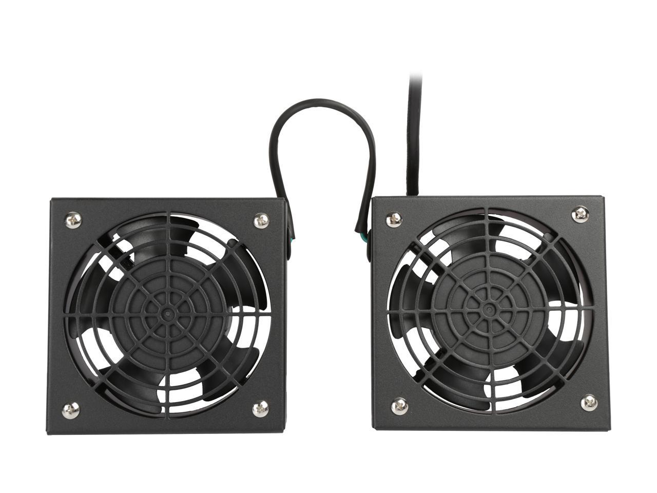 TRIPP LITE SRFANWM SMARTRACK Series Wall-Mount Roof Fan Kit, 120V (2 high-performance fans; 5-15P plug) 2