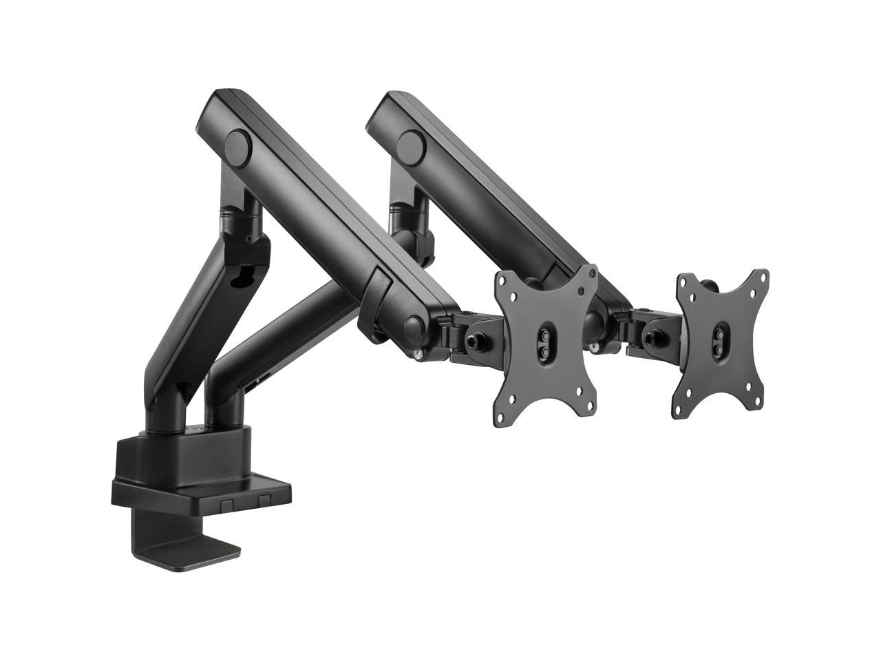 Amer Networks - HYDRA2B - Amer Mounting Arm for Curved Screen Display, Flat Panel Display - Matte Black - 2 Display(s) 2