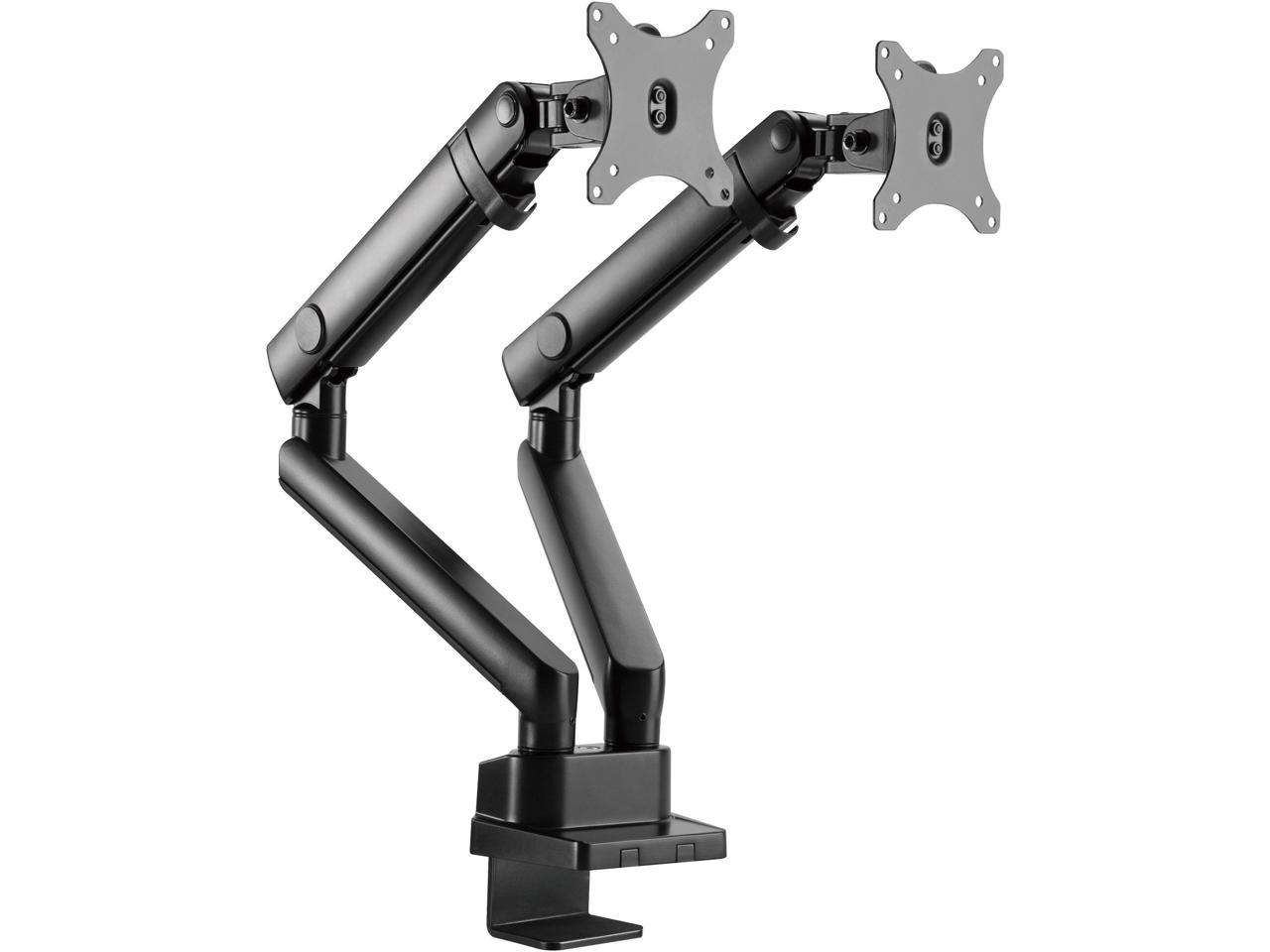 Amer Networks - HYDRA2B - Amer Mounting Arm for Curved Screen Display, Flat Panel Display - Matte Black - 2 Display(s) 3