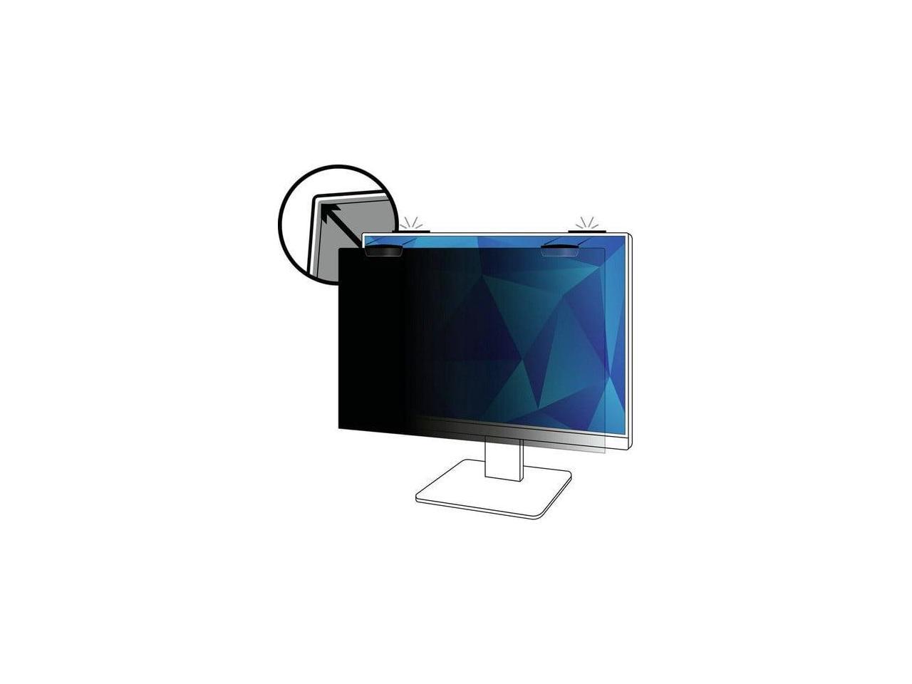 3M Privacy Screen Filter Black - For 27" Widescreen LCD Monitor - 16:9 - Scratch Resistant, Fingerprint Resistant - Anti-glare 2