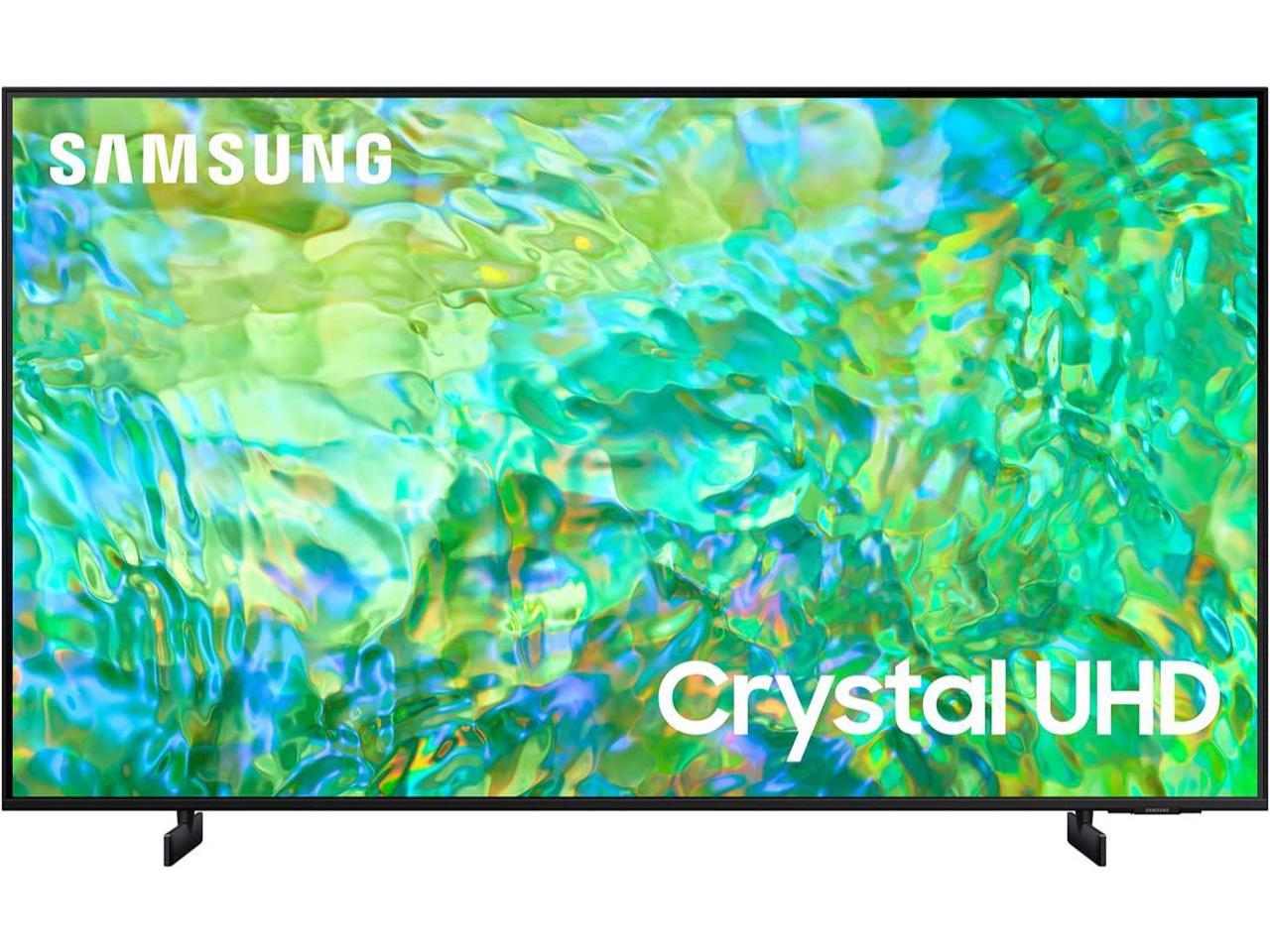 Samsung UN75CU8000 75" Black CU8000 Crystal UHD Smart Tv (2023) - UN75CU8000FXZA 1