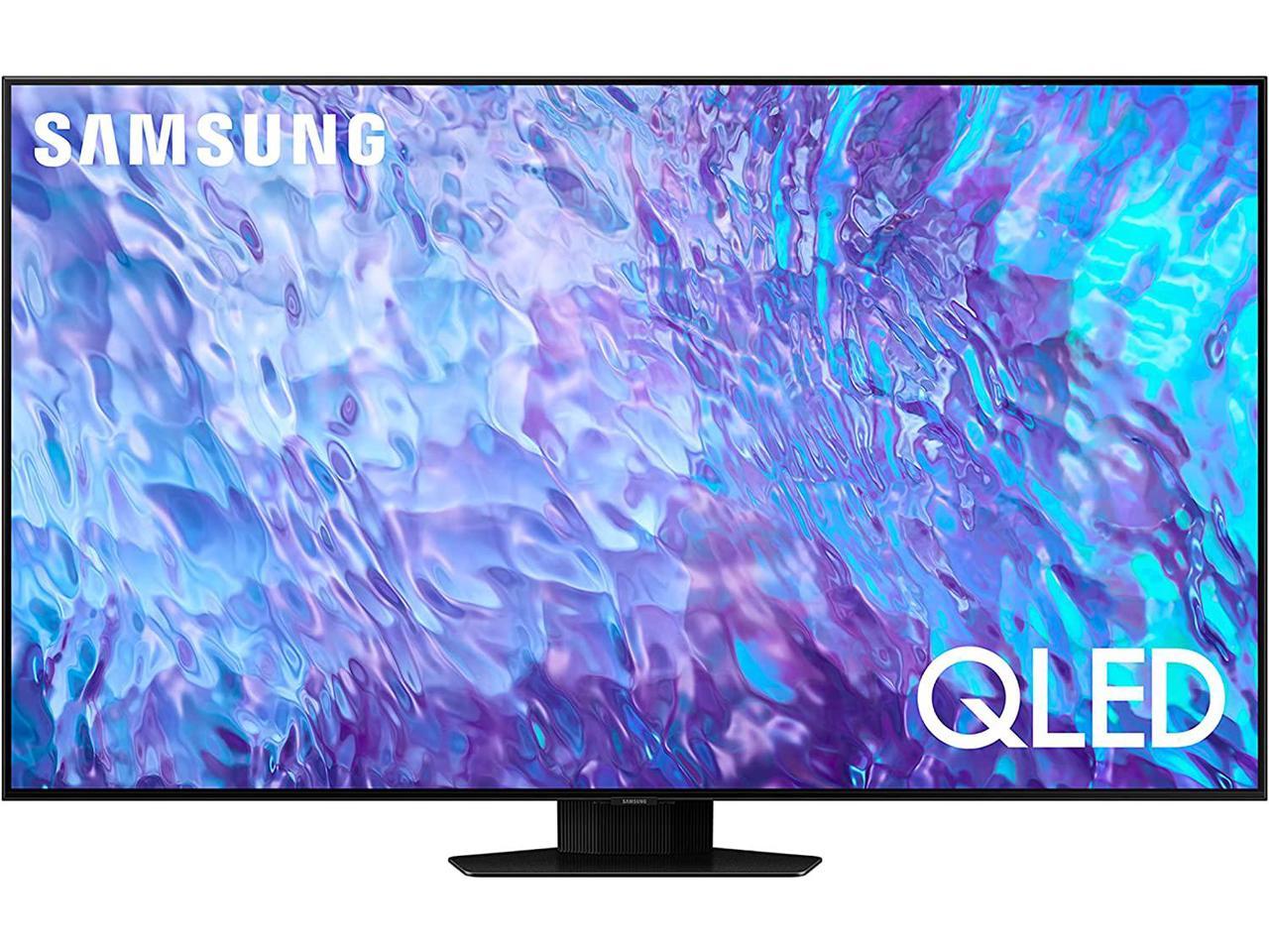 Samsung 55" Q80C QLED 4K Smart TV (QN55Q80CAFXZA, 2023 Model) 1